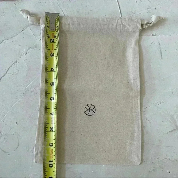 Canvas Gift Bag Dust Bag Pouch Drawstrings Bundle of 6 Japanese Pouch - Picture 6 of 9